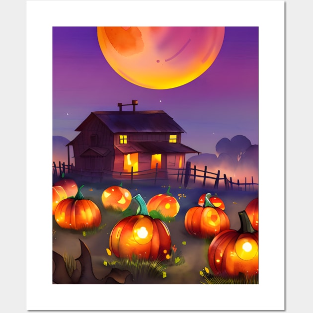 And Pumpkins All Aglow Wall Art by CAutumnTrapp